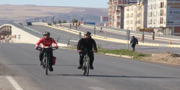 Anısına bin kilometre pedal çevirdi