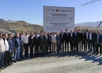 Hatay’da ayakkabıcılar ortak kullanım, üretim tesisinin temeli atıldı