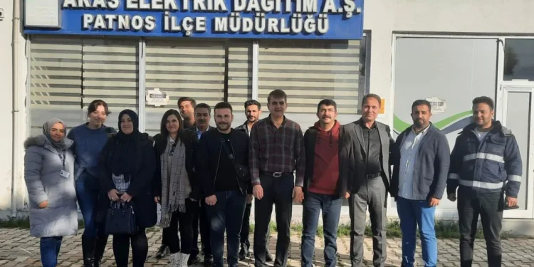 Aras çözüm merkezinden Patnos ilçe işletmesine ziyaret