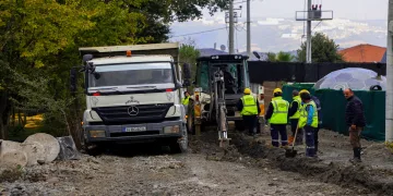 200 metrelik yeni atıksu hattı