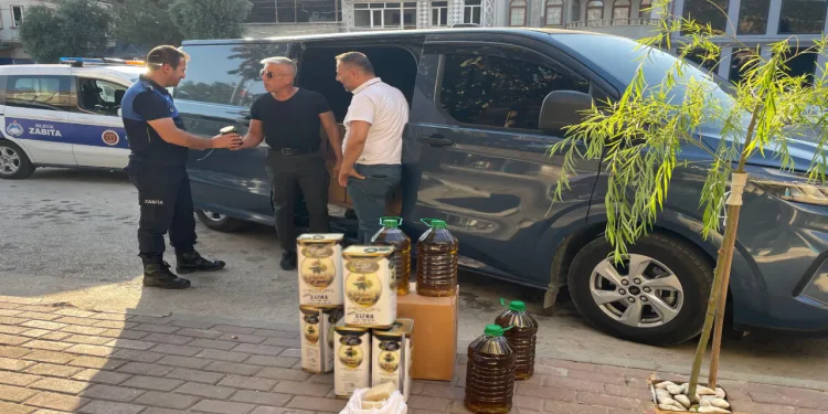 Sahte zeytinyağı satan şahsı yakaladı