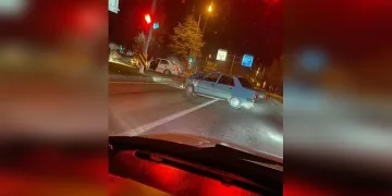 Sürekli kazanın olduğu yolda yine kaza