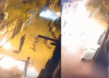 Adana’da koca dehşeti: Eşinin olduğu eve molotof attı