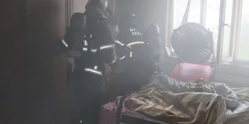 Samsun’da apartman dairesinde yangın