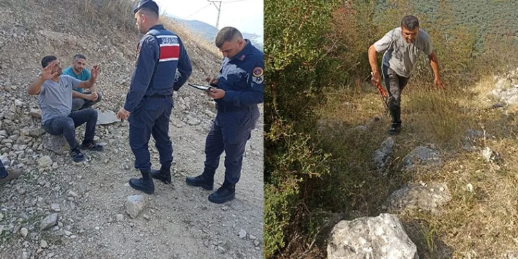 Bursa’da kaçak kazı yapanlar muhtara takıldı