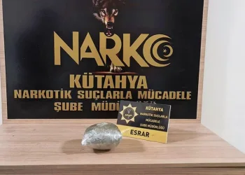 Kütahya’da otobüste uyuşturucu ile yakalanan yolcu tutuklandı