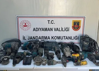İnşaat malzemelerini çalan şahıs yakalandı