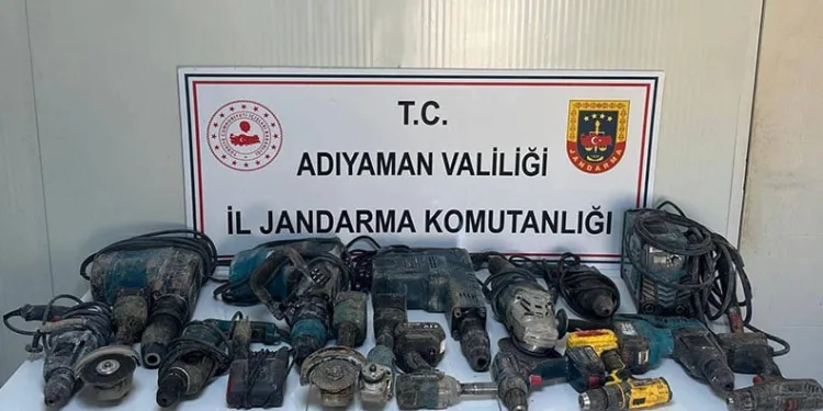 İnşaat malzemelerini çalan şahıs yakalandı