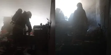Antakya’da okulun spor salonunda yangın çıktı