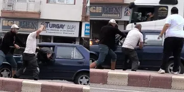 Yankesicilik anı saniye saniye görüntülendi