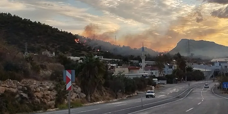 Mersin Bozyazı’da orman yangını büyümeden söndürüldü