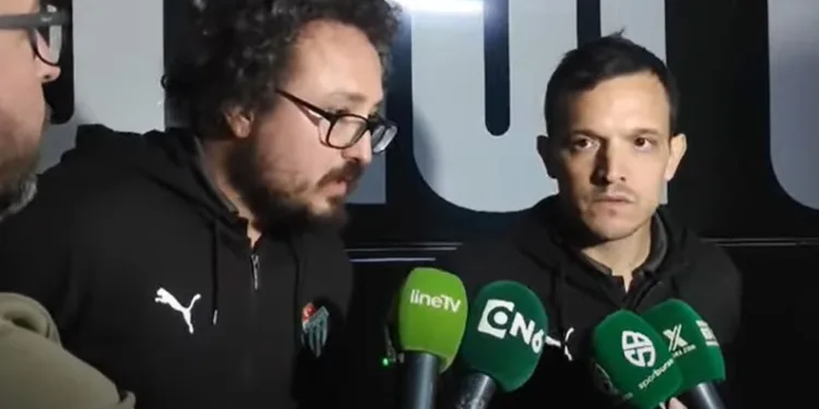 Bursaspor Teknik Direktörü Pablo Martin Batalla: ”Gol yememiz önemli değil”