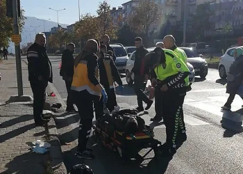Bursa’da motosikletler çarpıştı: 2 yaralı