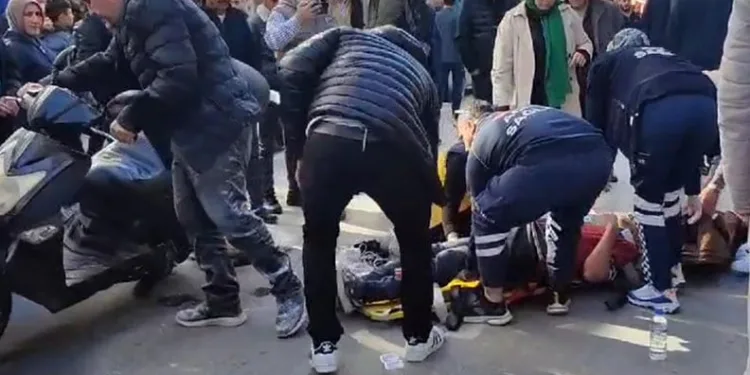 Aksaray’da hafif ticari araç ile motosiklet çarpıştı: 1 yaralı