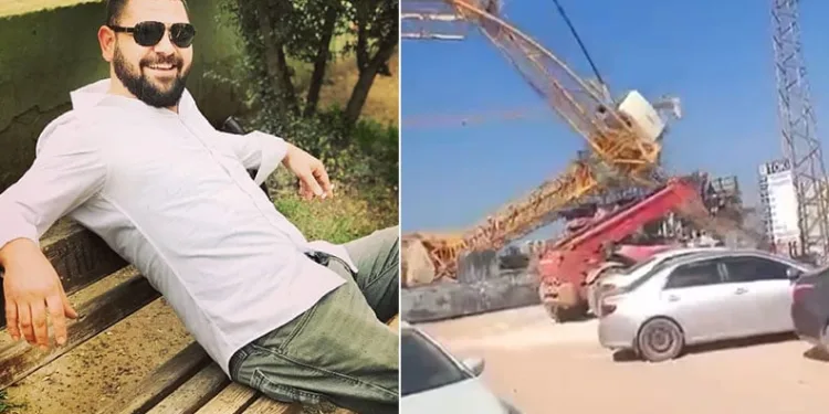 Kule vinci devrildi, operatör hayatını kaybetti