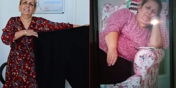 14 ayda 57 kilo verdi