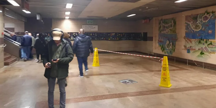Taksim Metrosu sular altında kaldı