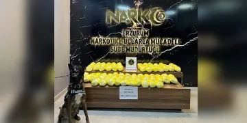 Bayburt’ta şüpheli hareketler sergileyen 2 şahısın üzerinden uyuşturucu madde çıktı