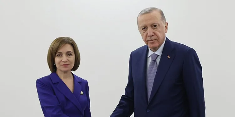 Cumhurbaşkanı Erdoğan, Moldovalı mevkidaşı Sandu ile görüştü
