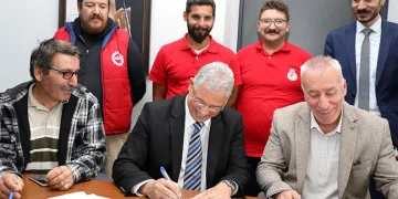 Mudanya Belediyesi’nde sözleşme sevinci