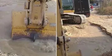 Bursa’da su borusu patladı, caddeler göle döndü