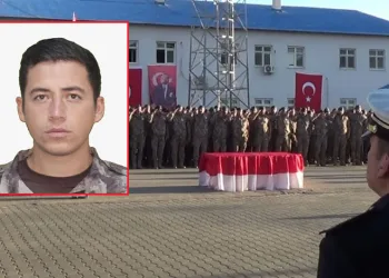 Atış eğitimi sırasında şehit olan polis için tören düzenlendi