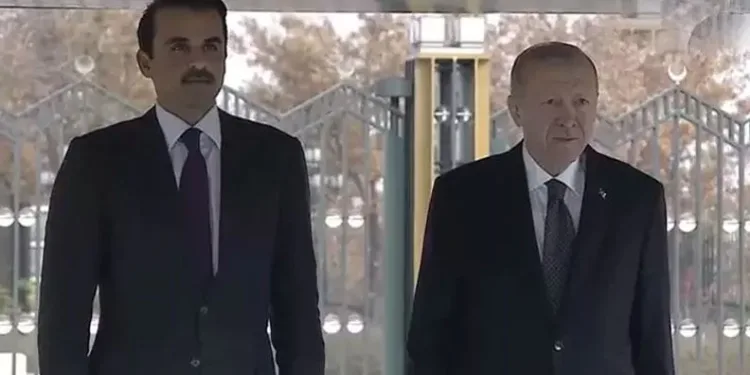 Cumhurbaşkanlığı Külliyesi’nde Katar Emiri’ne resmi karşılama