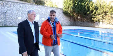 Mudanya havuzu kışa hazırlanıyor