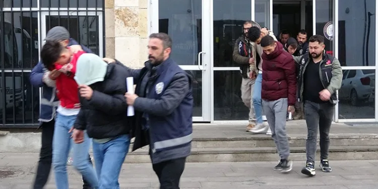 Kütahya’da 13 şüpheli adliyeye sevk edildi