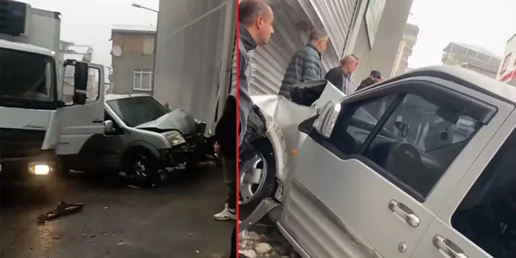 Bursa’da freni patlayan kamyon 3 aracı hurdaya çevirdi