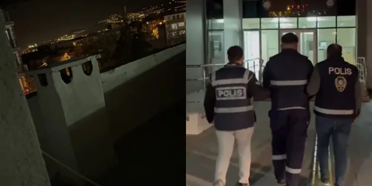 Tır köprülü kavşak bariyerlerine çarptı, sürücü yaralandı