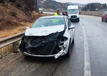 Kırıkkale’de iki otomobil çarpıştı: 1 yaralı