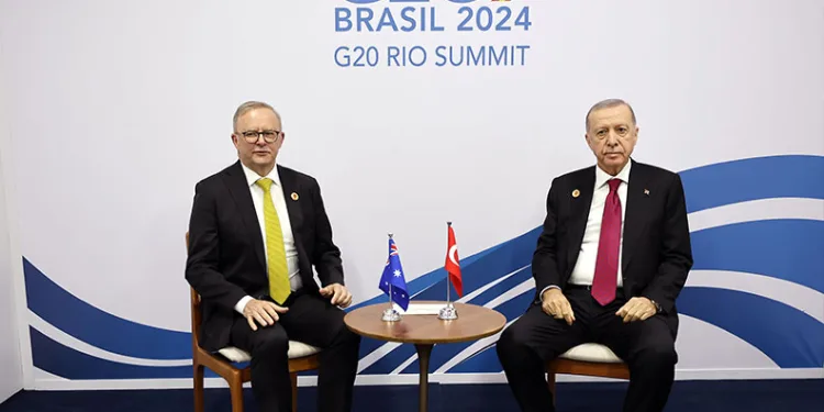 Cumhurbaşkanı Erdoğan Albanese’yi ağırladı