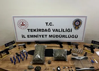 Çorlu’da uyuşturucu ve kaçakçılık operasyonuna 2 tutuklama