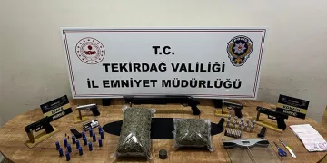 Çorlu’da uyuşturucu ve kaçakçılık operasyonuna 2 tutuklama