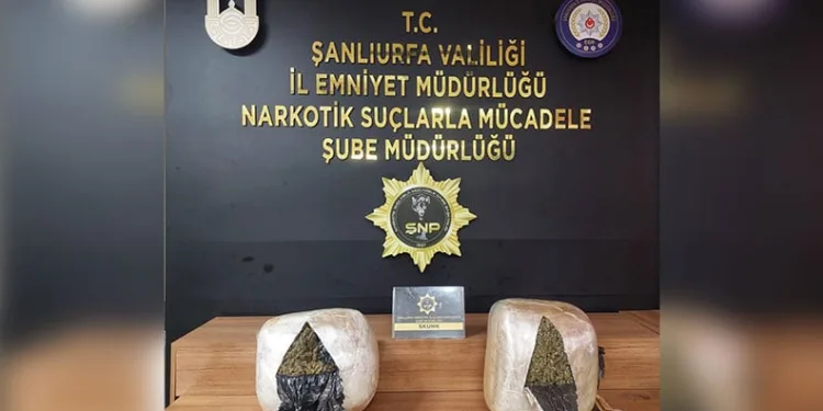 Şanlıurfa’da uyuşturucuya 2 gözaltı