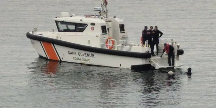 Denizdeki hayvan leşi Sahil Güvenliği alarma geçirdi