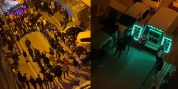 Asker eğlencesinde ses sistemi kavgası
