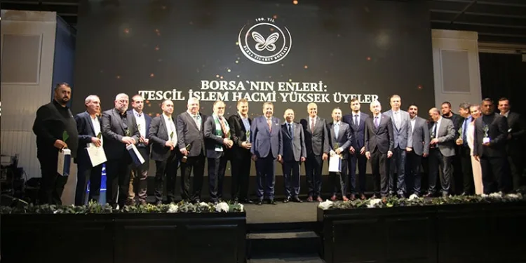 Bursa Ticaret Borsası ödül töreni