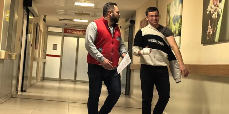 Bursa’da elini makineye kaptıran işçinin parmağı koptu
