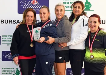Ulusal Veteran Masa Tenisi Turnuvası sona erdi