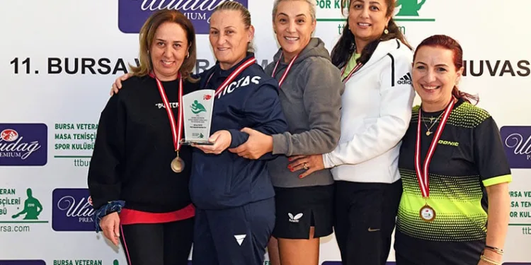 Ulusal Veteran Masa Tenisi Turnuvası sona erdi