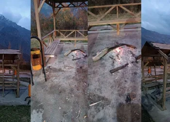 Erzincan’da araç yangını