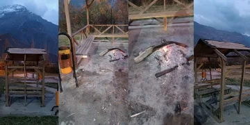 Erzincan’da araç yangını