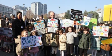 Nilüferli çocuklar ‘Güvenli kent’ için yürüdü