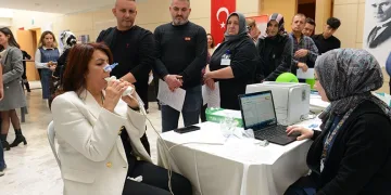 Belediye çalışanlarına KOAH testi