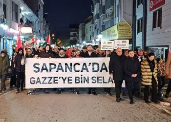 Sakarya’da Filistin’e destek yürüyüşü