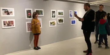 Çocuk sanatçıların eserleri Teneffüs’te sergileniyor