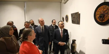 Geleneksel kapı tokmakları sergisi görücüye çıktı