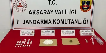 Mersin’den Aksaray’a uyuşturucu sevkiyatını jandarma engelledi